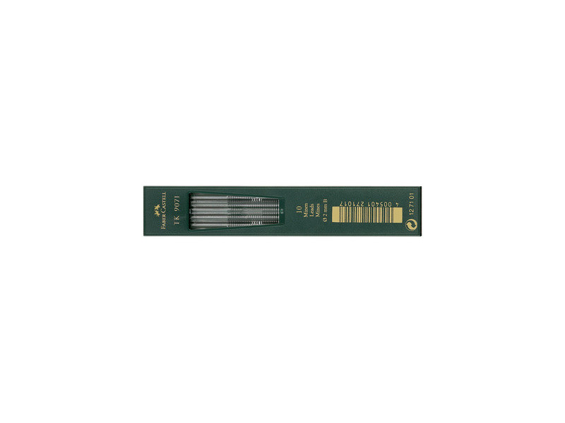 FABER-CASTELL Mines TK 9071, noir profond, degré dureté: 2B