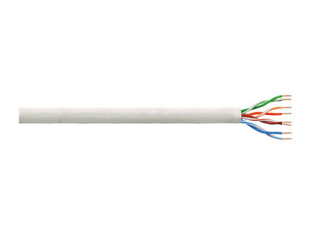 LogiLink Câble Patch, Cat.5e, U/UTP, 100 m, gris