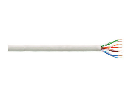 LogiLink Câble Patch, Cat. 6, U/UTP, 305 m, gris clair