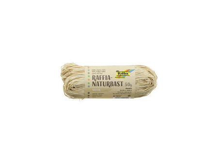 folia Raphia naturel, 50 g, écarlate