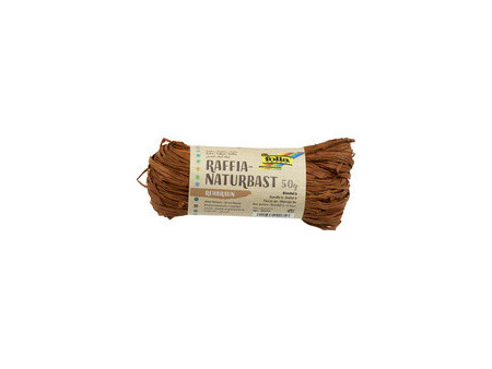 folia Raphia naturel, 50 g, écarlate