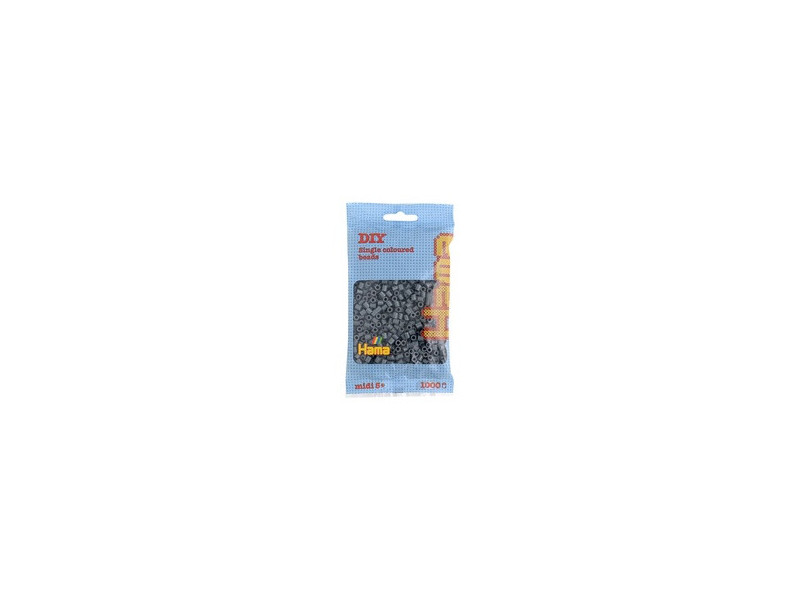 Hama Perles à repasser midi, sachet, gris silex