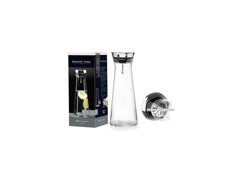 Ritzenhoff & Breker Carafe en verre NIO, 1 litre