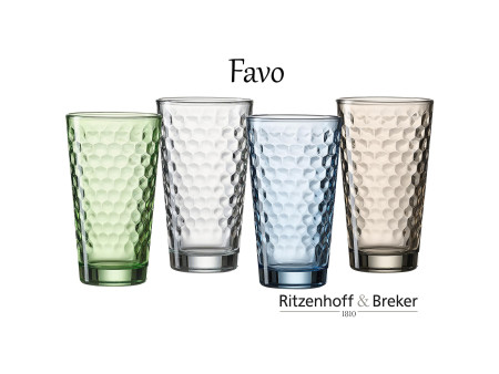 Ritzenhoff & Breker Verre FAVO, 400 ml, vert