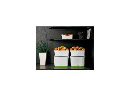 LEITZ Boîte de rangement My Box, 18 litres, blanc / bleu