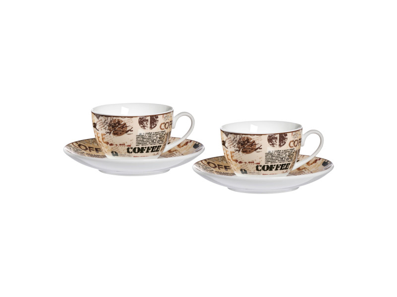 Ritzenhoff & Breker Set capuccino CREMA, 4 pièces