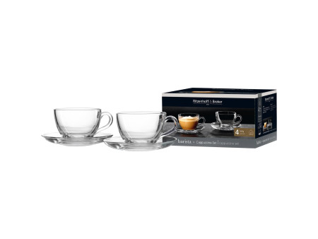 Ritzenhoff & Breker Service à capuccino BARISTA, 4 pièces