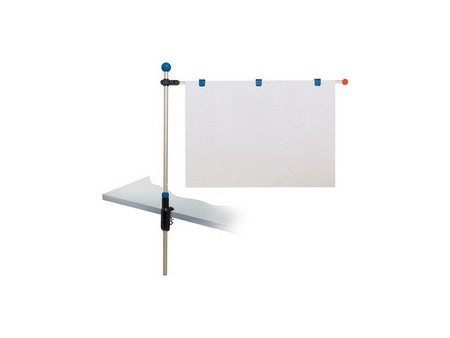 MAUL Porte-plans 'Tischpresenter', gris, avec pince