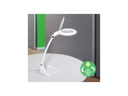 MAUL Lampe loupe à LED MAULiris, dimmable, blanc