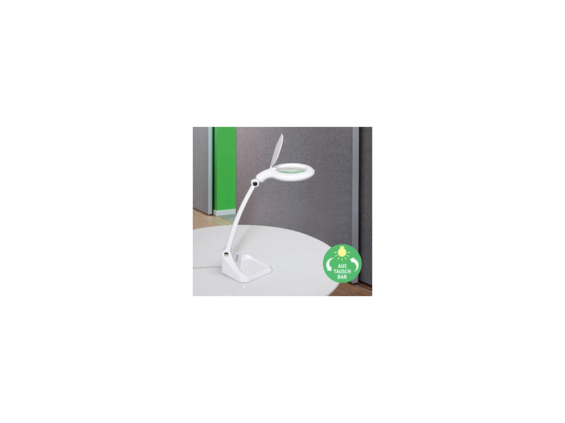 MAUL Lampe loupe à LED MAULiris, dimmable, blanc