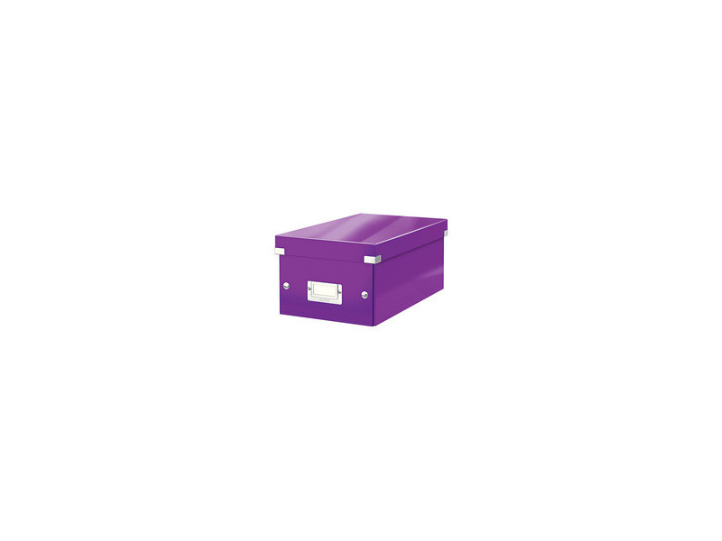 LEITZ Boîte de rangement pour DVD Click & Store, jaune