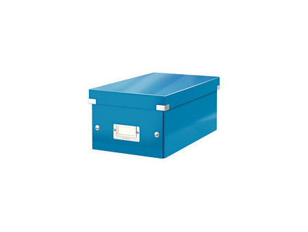 LEITZ Boîte de rangement pour DVD Click & Store, jaune