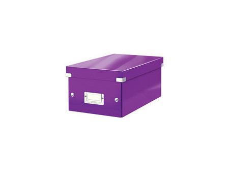LEITZ Boîte de rangement pour DVD Click & Store, bleu