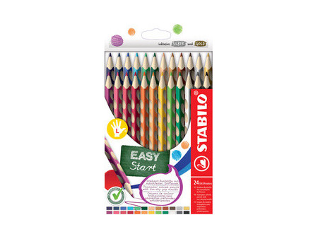 STABILO Crayon de couleur EASYcolors L, étui de 12