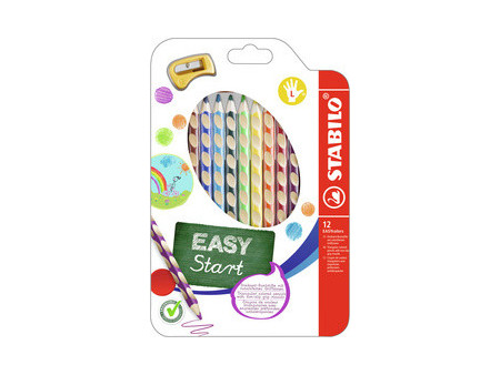 STABILO Crayon de couleur EASYcolors L, étui de 12