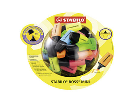 STABILO Surligneur BOSS MINI, présentoir de 50
