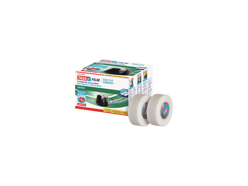 tesa Dévidoir de bureau Easy Cut Compact, pack économique