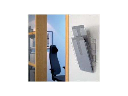 DURABLE Set de porte-brochures mural 'FLEXIPLUS 2', A4