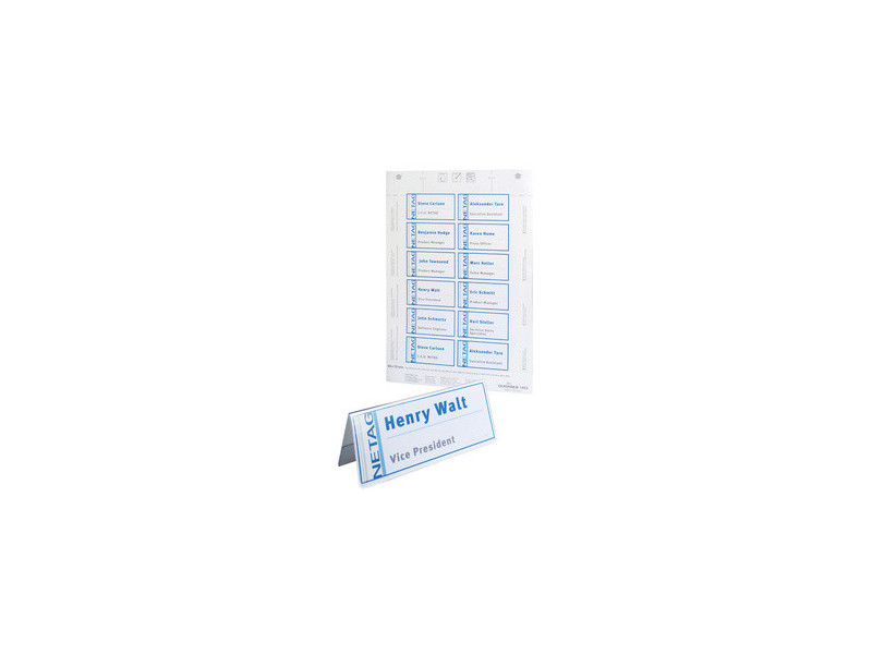 DURABLE Planche d'impression pour porte-noms, blanc