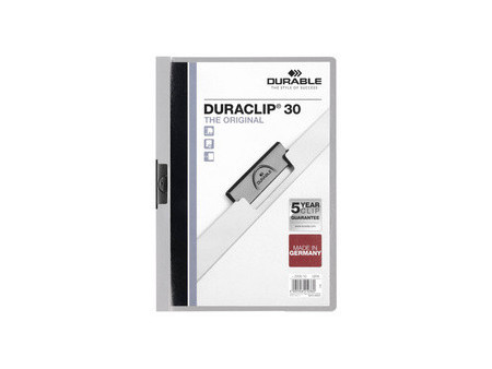 DURABLE Chemise à clip DURACLIP ORIGINAL 30, A4, rouge