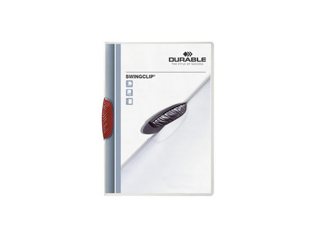 DURABLE Chemise à clip SWINGCLIP, format A4, clip blanc
