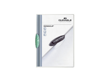 DURABLE Chemise à clip SWINGCLIP, format A4, clip blanc