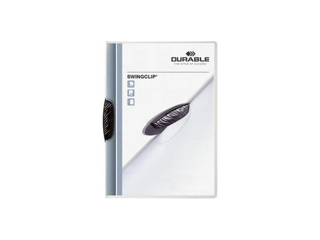 DURABLE Chemise à clip SWINGCLIP, format A4, clip rouge