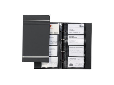 DURABLE Pochette pour cartes de visite, pour 8 cartes