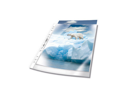 DURABLE Pochette perforée, A4, PP, transparent, 0,08 mm