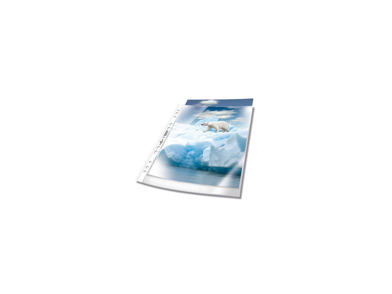 DURTABLE Pochette perforée, A4, PP, transparent