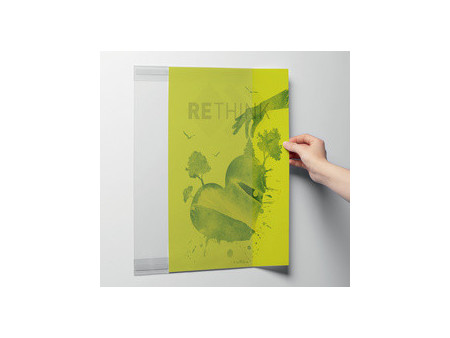 DURABLE Support d'information rPET, A3, transparent