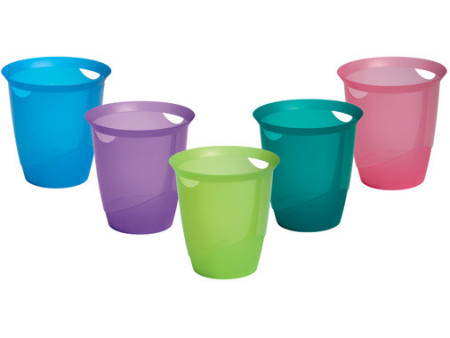 DURABLE Corbeille à papier TREND, 16 litres, vert tilleul