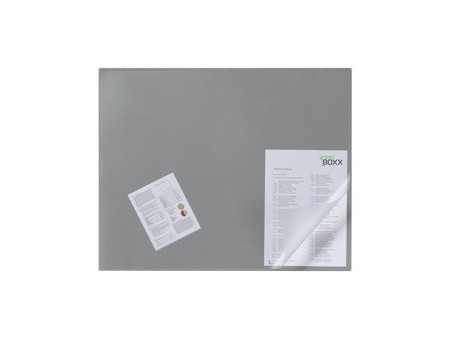 DURABLE Sous-main, 650 x 520 mm, PVC, gris