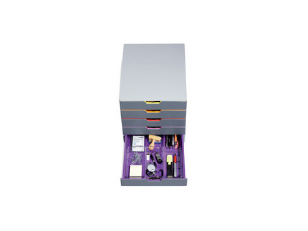 DURABLE Module de classement VARICOLOR 5, avec 5 tiroirs