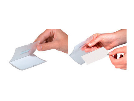 DURABLE Badge Click Fold, avec aimant, 75 x 40 mm