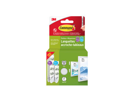 3M Command Languettes de fixation pour cadres, multipack