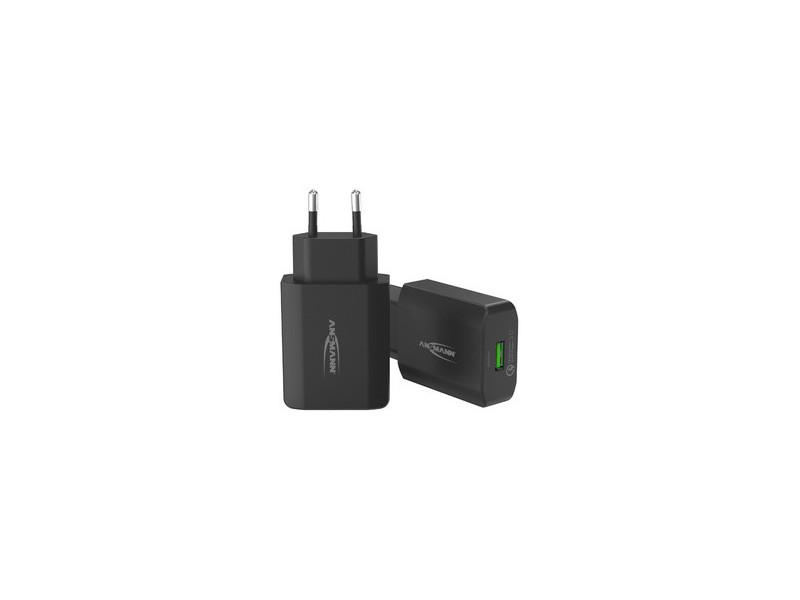 ANSMANN Chargeur secteur USB HOME CHARGER HC1180QC, noir
