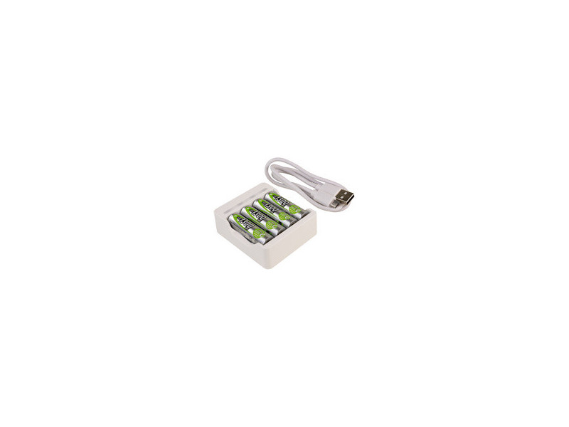 ANSMANN Chargeur de piles Basic II, 2x piles AA 1.300 mAh