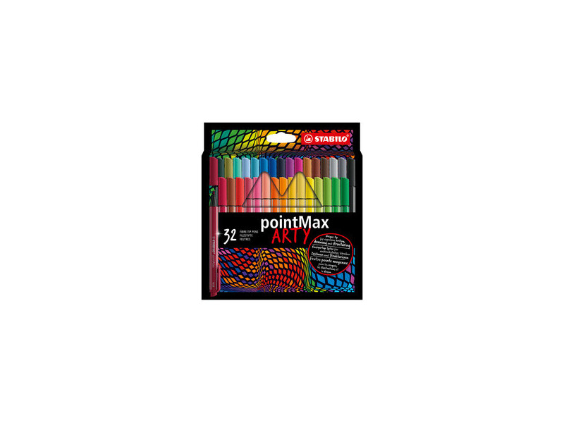 STABILO Stylo-feutre pointMax ARTY, étui carton de 24