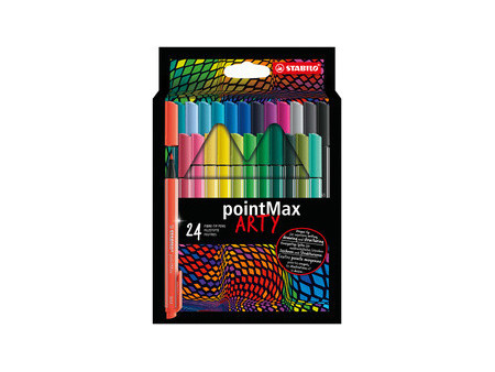 STABILO Stylo-feutre pointMax ARTY, étui carton de 24