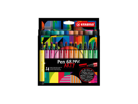 STABILO Feutre Pen 68 MAX, étui de 12 ARTY