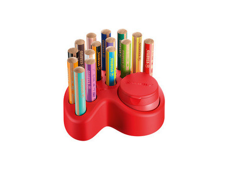 STABILO Crayon multi-talents woody 3en1, set de table