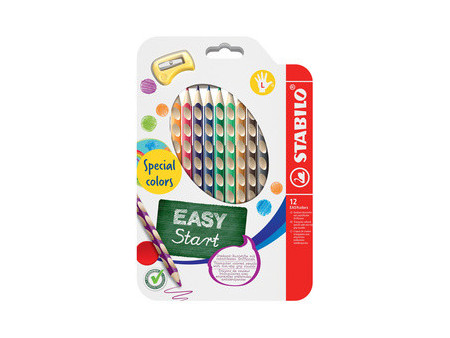 STABILO Crayon de couleur EASYcolors L, étui de 24