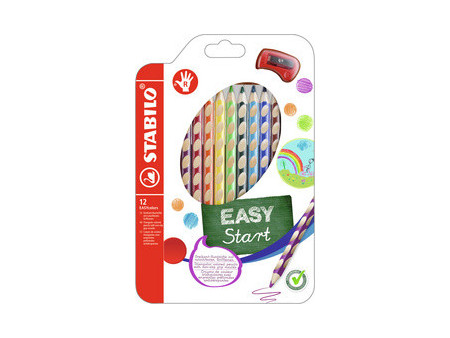 STABILO Crayon de couleur EASYcolors R, étui de 24