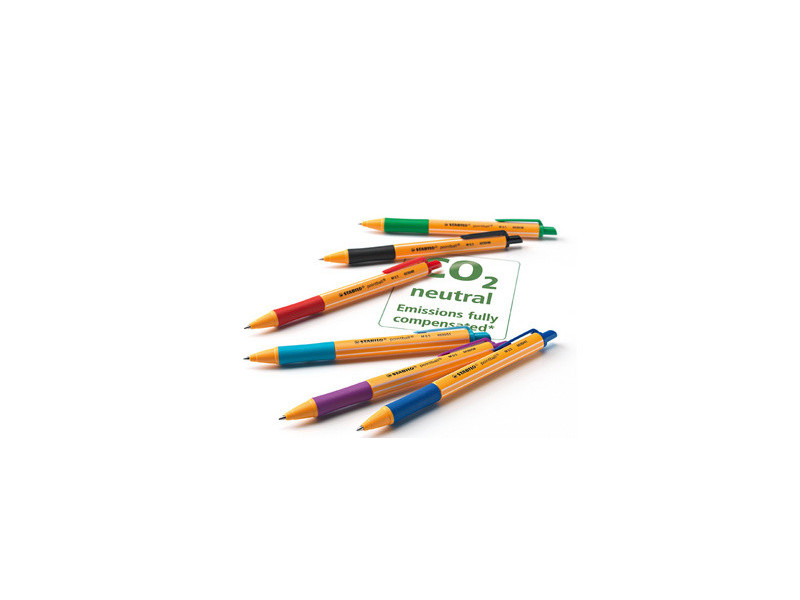 STABILO Stylo bille rétractable pointball, présentoir de 38