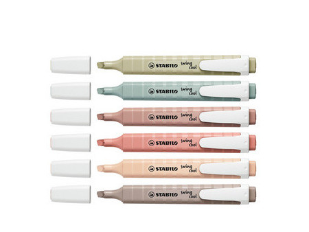 STABILO Surligneur swing cool NatureCOLORS, présentoir de 16