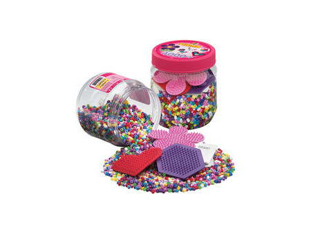 Hama Perles à repasser midi + plaques, en boîte plastique