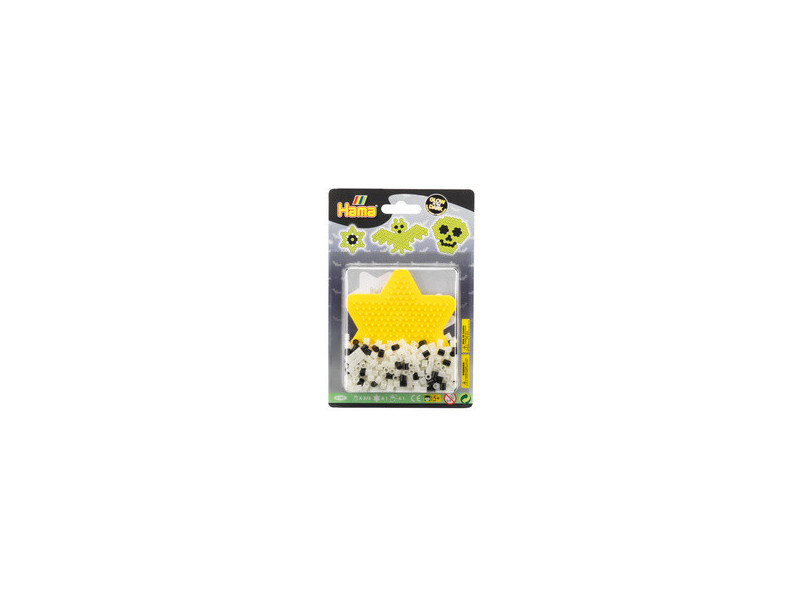 Hama Perles à repasser midi 'Grusel/Glow dans the dark',
