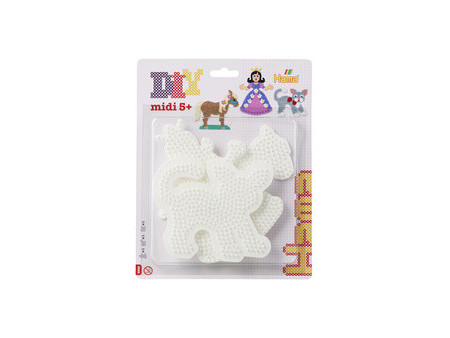 hama Plaques pour perles 'Princesse, cheval, chat', blister