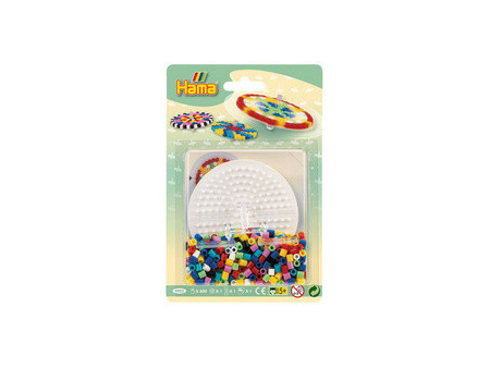 hama Perles à repasser midi 'Rond-point', sous blister